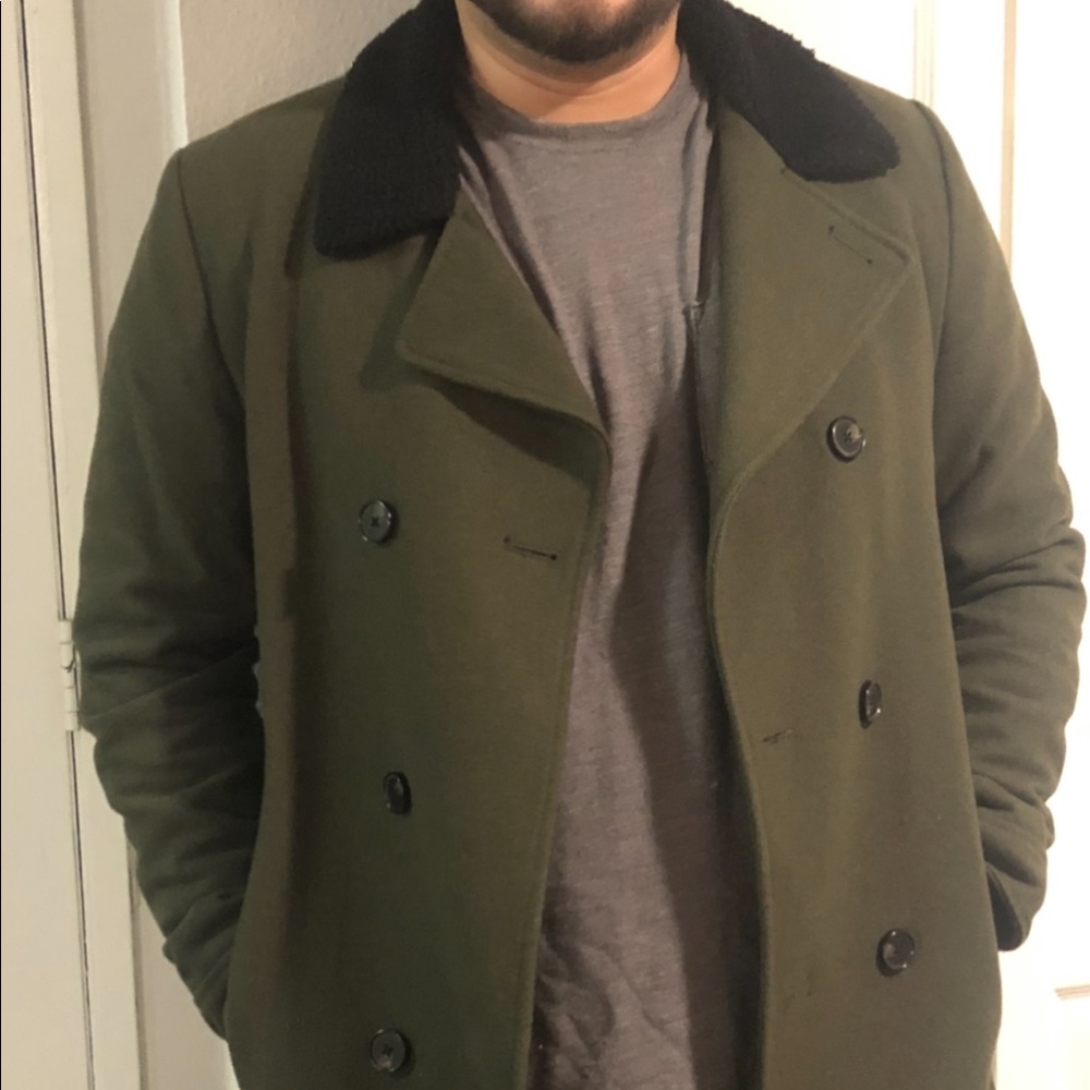 Beautiful Dark Olive American Rag Peacoat